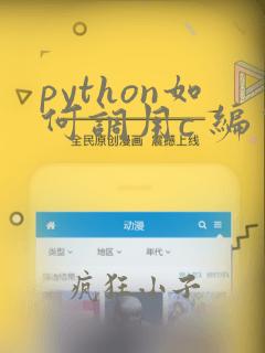 python如何调用c 编写的代码