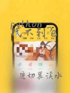 python 找不到包