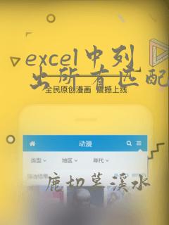 excel中列出所有匹配的数据