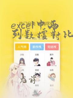 excel中两列数据对比