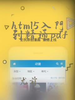 html5入门到精通pdf