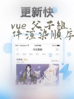 vue 父子组件渲染顺序