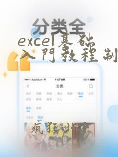 excel基础入门教程制作表格