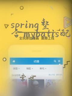 spring整合mybatis配置文件详解