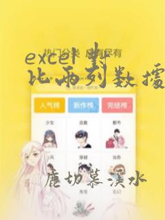 excel 对比两列数据差异 公式