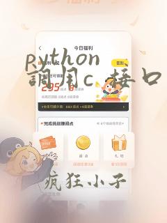 python 调用c 接口