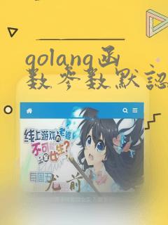 golang函数参数默认值