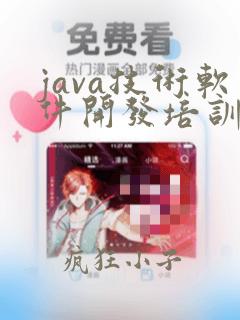 java技术软件开发培训机构