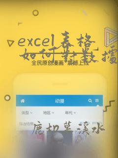 excel表格如何对数据进行分类汇总