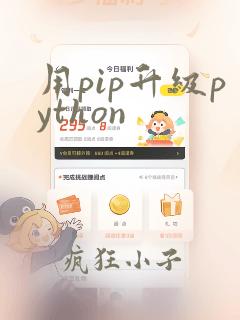 用pip升级python