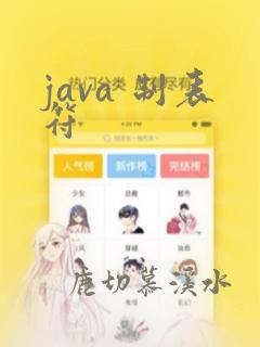 java 制表符