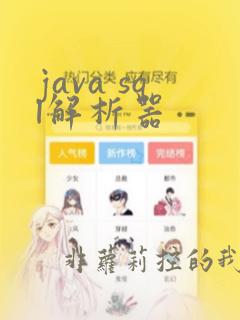 java sql解析器