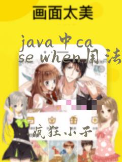 java中case when用法