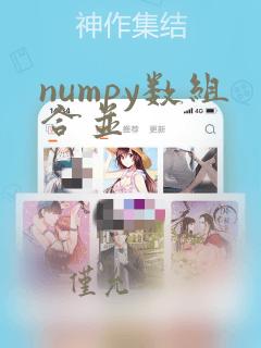 numpy数组合并