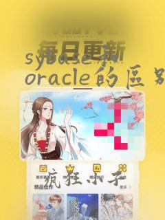 sybase和oracle的区别