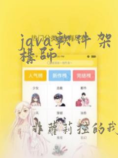 java软件架构师