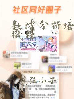 数据分析培训的机构