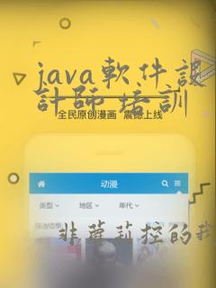 java软件设计师 培训