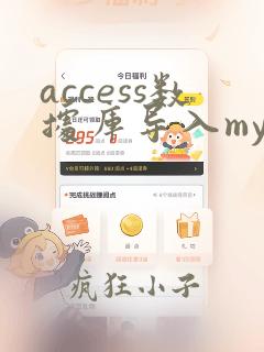 access数据库导入mysql