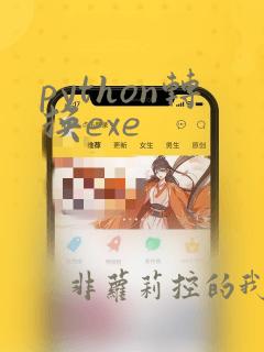 python转换exe