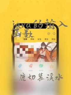 java的输入函数