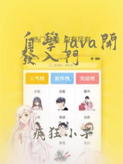 自学java开发入门