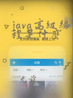 java高级编程是什么