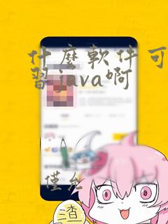 什么软件可以学习java啊