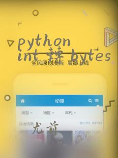 python int 转 bytes
