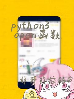 python3 open函数