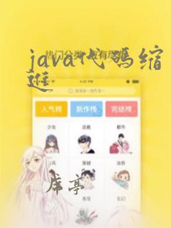 java代码缩进