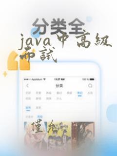 java中高级面试