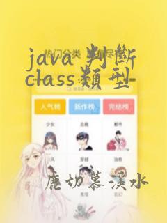 java 判断class类型