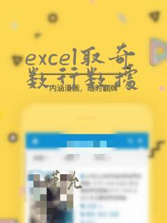 excel取奇数行数据