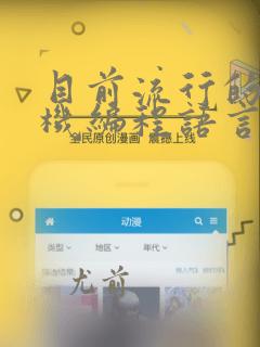 目前流行的计算机编程语言
