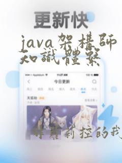 java架构师知识体系