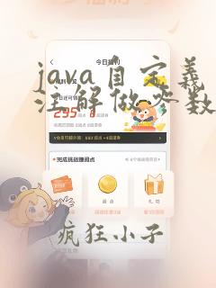java自定义注解做参数校验