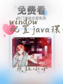 window 配置java环境变量