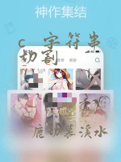 c   字符串切割