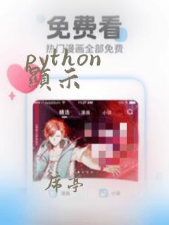 python 显示