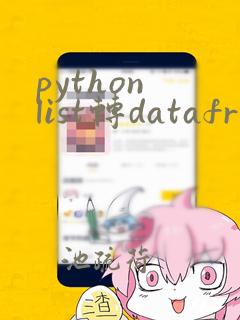 python list转dataframe