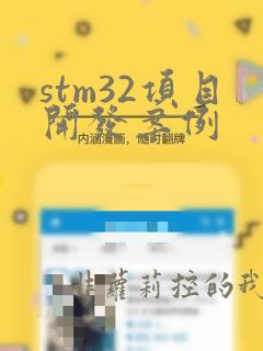 stm32项目开发案例