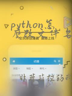 python怎么改文件名