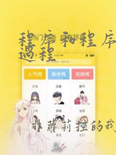 程序和程序设计过程