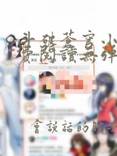 斗破苍穹小说免费阅读无弹窗