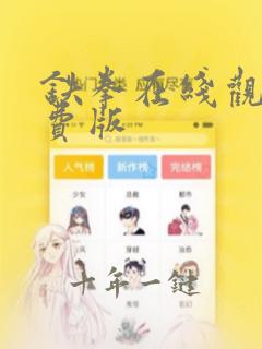 铁拳在线观看免费版