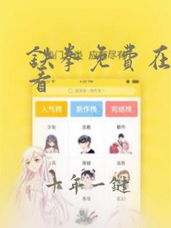 铁拳免费在线观看