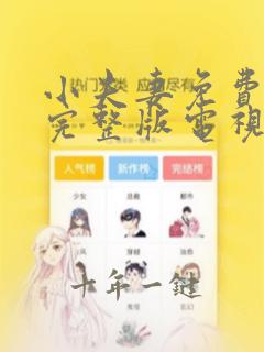 小夫妻免费观看完整版电视剧全集