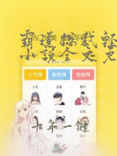 霸道总裁轻点宠小说全文免费阅读