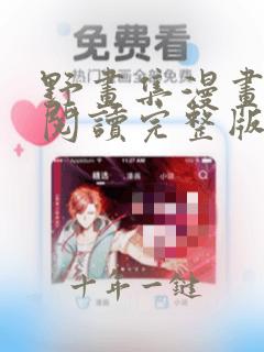 野画集漫画免费阅读完整版